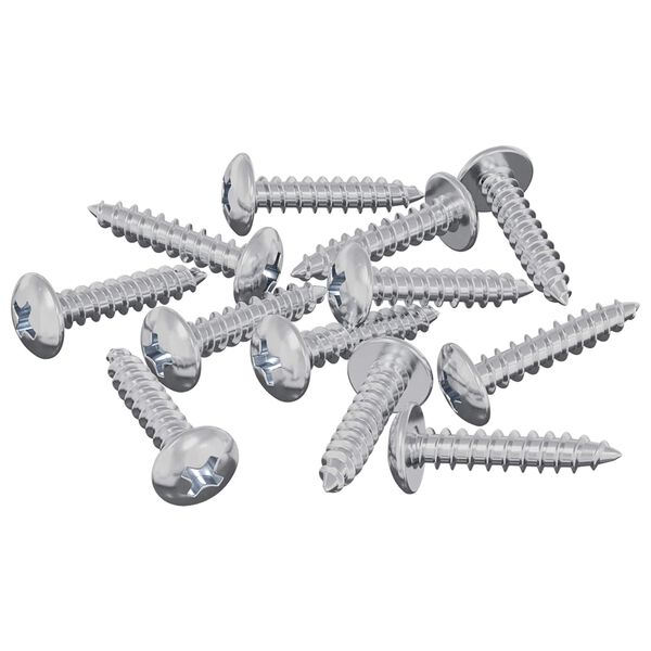 vidaXL &Xi;&upsilon;&lambda;&omicron;&beta;ί&delta;&epsilon;&sigmaf; 12 pcs &Alpha;&sigma;&eta;&mu;ί M3,5 x 20 mm &Alpha;&tau;&sigma;ά&lambda;&iota;