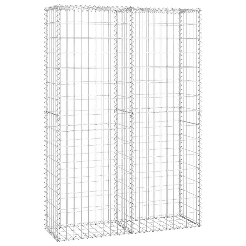 vidaXL Συρματοκιβώτιο με Καπάκια 150 x 100 x 30 εκ. Γαλβανισμένο Σύρμα