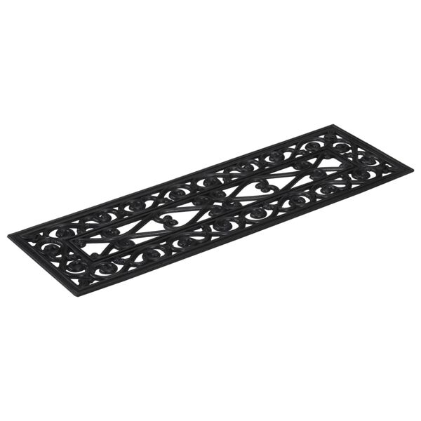 vidaXL Πατάκια Σκάλας 10 τεμ. 25 x 75 εκ. από Καουτσούκ