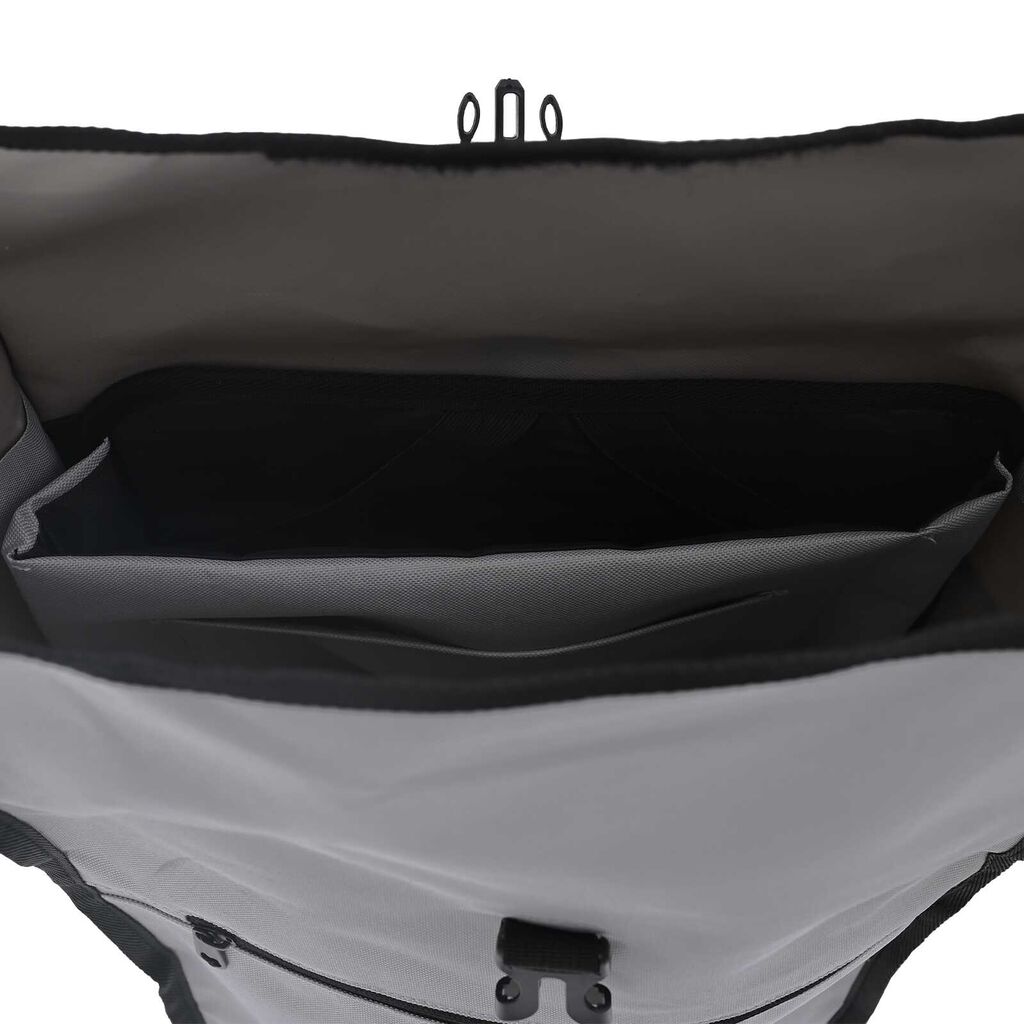 vidaXL Τσάντα Ποδηλάτου για Ράγα 20 L Γκρι 34x16x59 εκ.