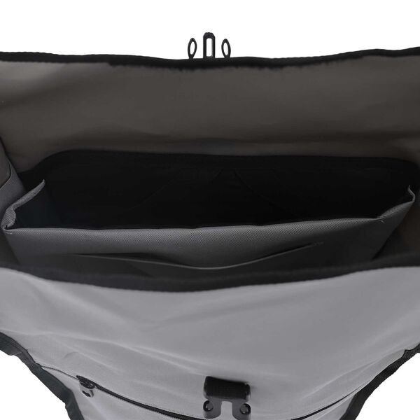 vidaXL Τσάντα Ποδηλάτου για Ράγα 20 L Γκρι 34x16x59 εκ.