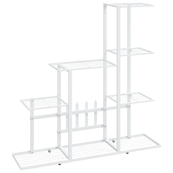 vidaXL Ανθοστήλη Λευκή 94,5 x 25 x 88 εκ. Μεταλλική