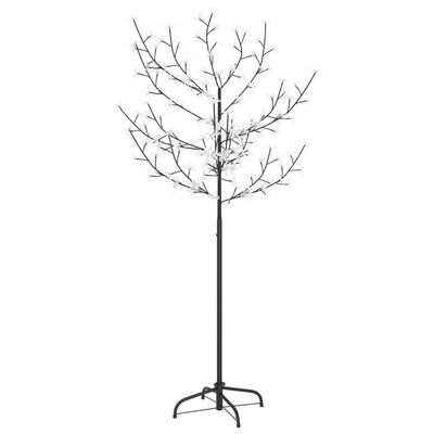 vidaXL Χριστουγεννιάτικο Δέντρο Κερασιά 120 LED Ψυχρό Λευκό Φως 150 εκ