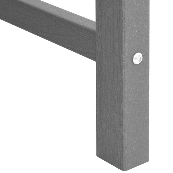 vidaXL Καρέκλες Κήπου 6 τεμ Ανοιχτό Γκρι 65.5x55.5x88 εκ. HDPE