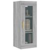 vidaXL Ντουλάπι Τοίχου Κρεμαστό Γκρι sonoma 34,5x34x90 εκ.