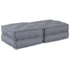 vidaXL Μαξιλάρι 2 pcs Γκρι 70 x 70 x 36 εκ Πολυεστέρας