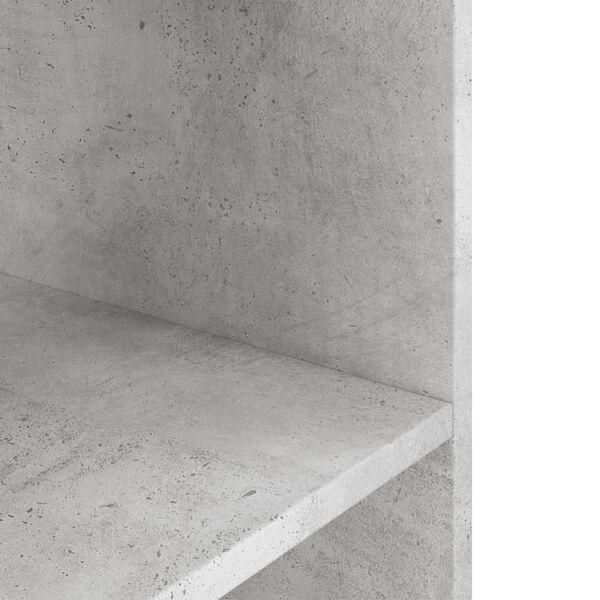 vidaXL Βάση Ενυδρείου Γκρι Σκυροδ. 60,5x36x72,5 εκ. Επεξεργασμένο Ξύλο