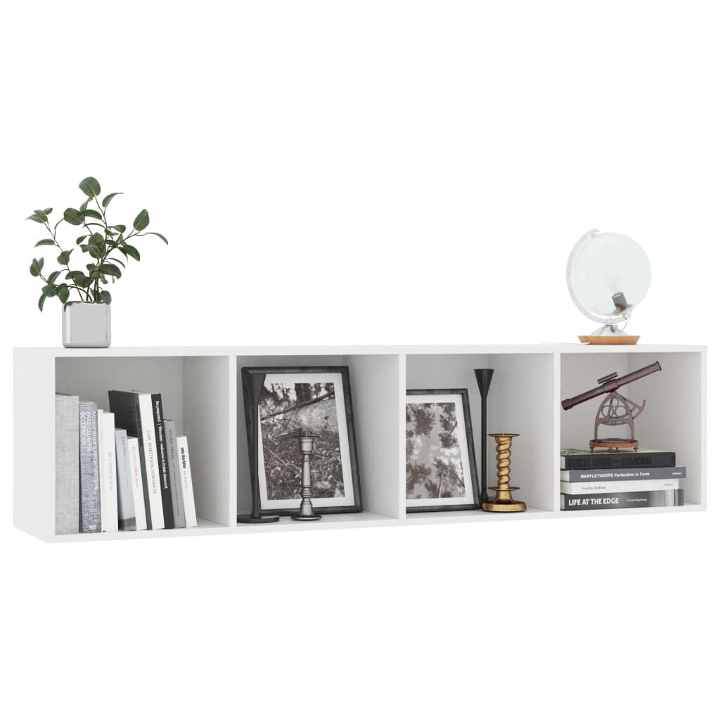 vidaXL Βιβλιοθήκη/Έπιπλο Τηλεόρασης Λευκό 143 x 30 x 36 εκ.
