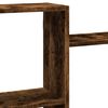 vidaXL Ραφιέρα Τοίχου Καπνιστή Δρυς 159x18x65 εκ. Επεξεργασμένο Ξύλο