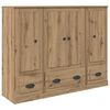vidaXL Highboard &mu;&epsilon; &sigma;&upsilon;&rho;&tau;ά&rho;&iota; 3 pcs Artisan Oak &Epsilon;&pi;&epsilon;&xi;&epsilon;&rho;&gamma;&alpha;&sigma;&mu;έ&nu;&omicron; &xi;ύ&lambda;&omicron;