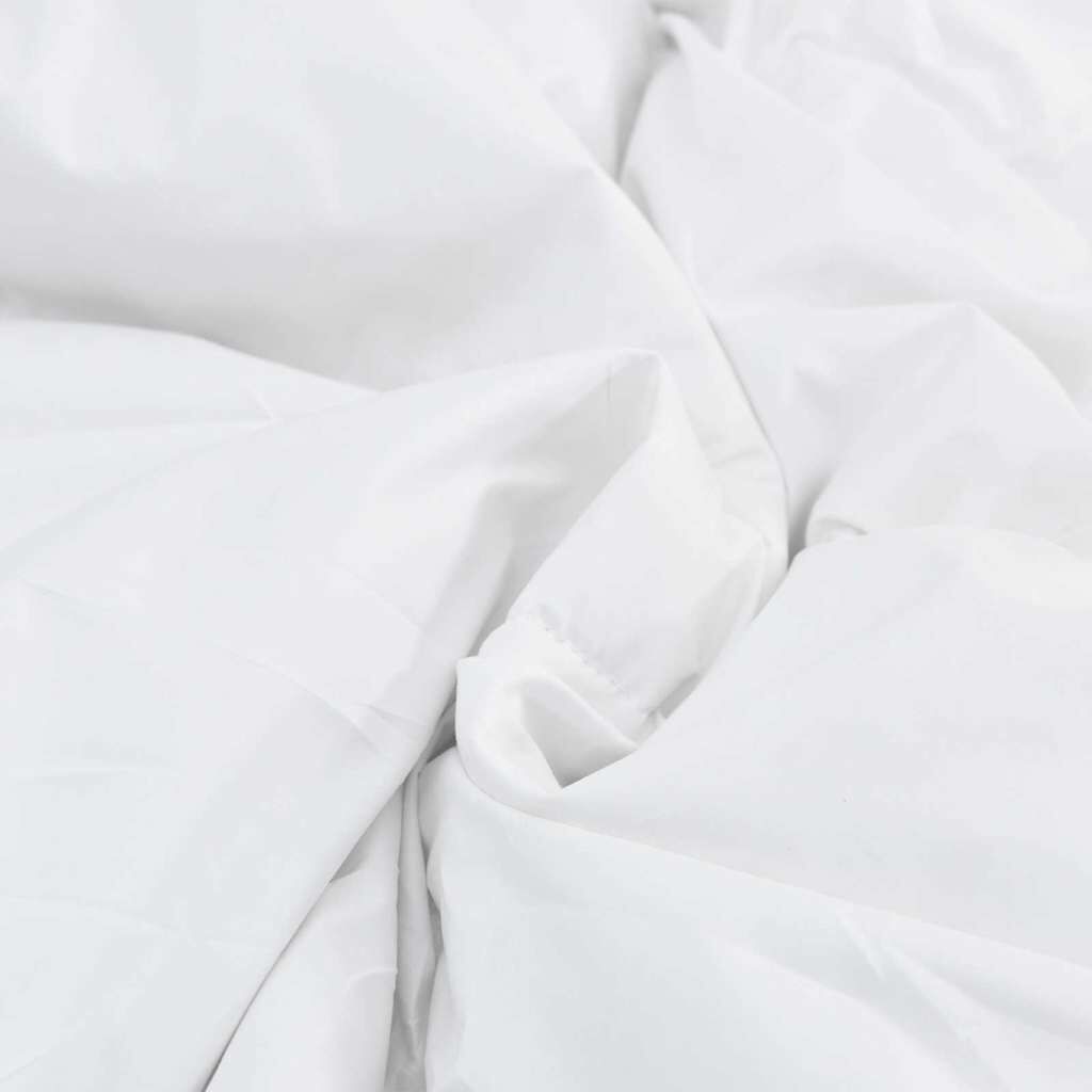 vidaXL Σετ Παπλωμάτων με μαξιλάρι 2 pcs Λευκό 150 x 200 cm Πούπουλο