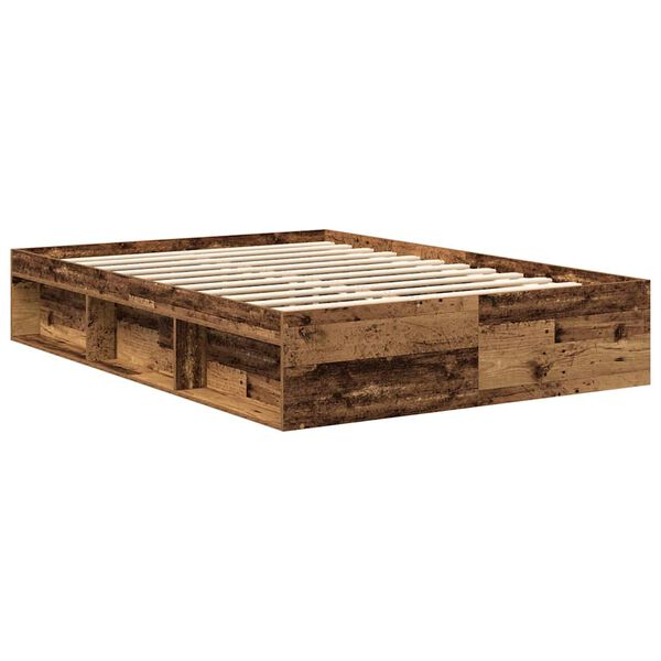 vidaXL Πλαίσιο κρεβατιού χωρίς στρώμα 120x200 εκ. Επεξεργασμένο Ξύλο