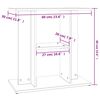 vidaXL Βάση Ενυδρείου από Καπνιστή Δρυ 60x30x60 εκ. από Τεχνητό Ξύλο