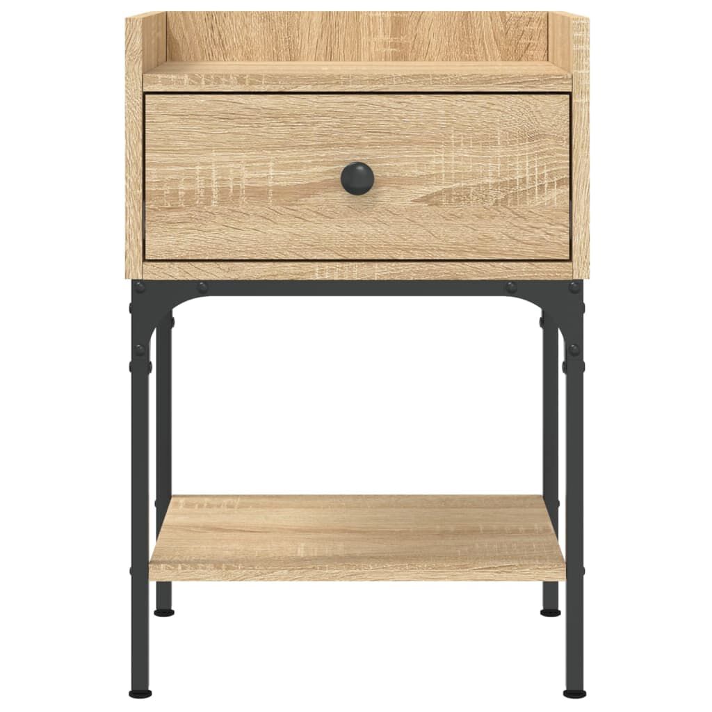 vidaXL Κομοδίνο Sonoma Δρυς 40,5 x 31 x 60 εκ. από Επεξεργασμένο Ξύλο