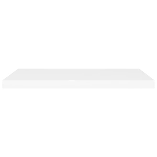 vidaXL Ράφι Τοίχου Άσπρο 80x23,5x3,8 εκ. από MDF