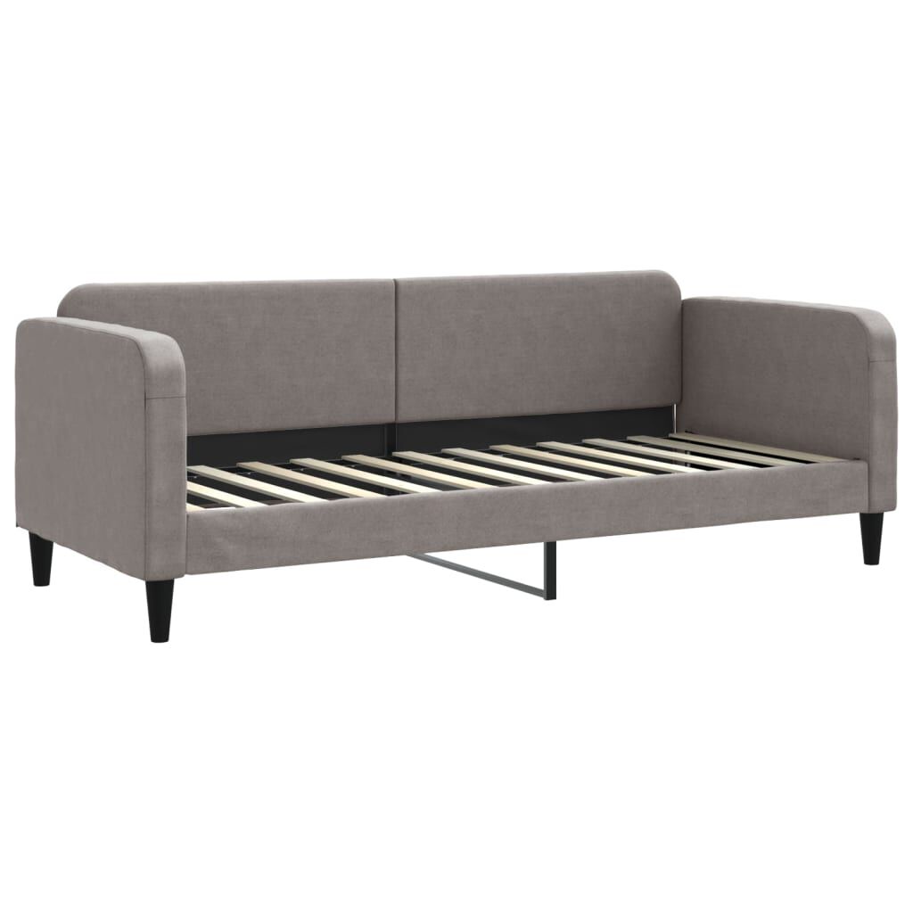 vidaXL Καναπές Κρεβάτι Taupe 80 x 200 εκ. Υφασμάτινος