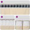 vidaXL Κουρτίνες με κουρτίνες 2 pcs Σκούρο γκρι 140 x 140 cm Βελούδο