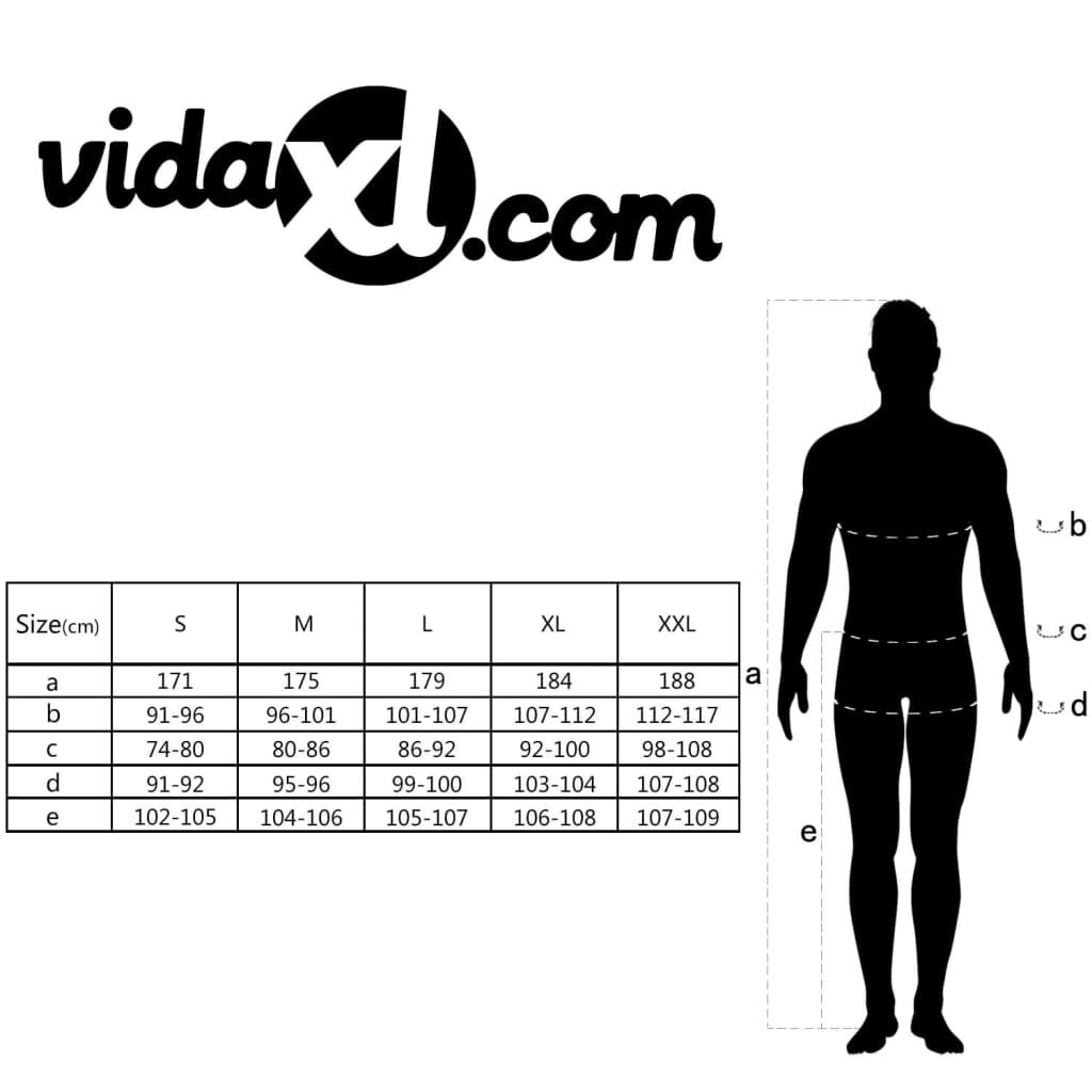 vidaXL Φόρμα Εργασίας Ανδρική Μπλε Μέγεθος L