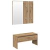 vidaXL σετ επίπλων διαδρόμου Artisan Oak Engineered Wood