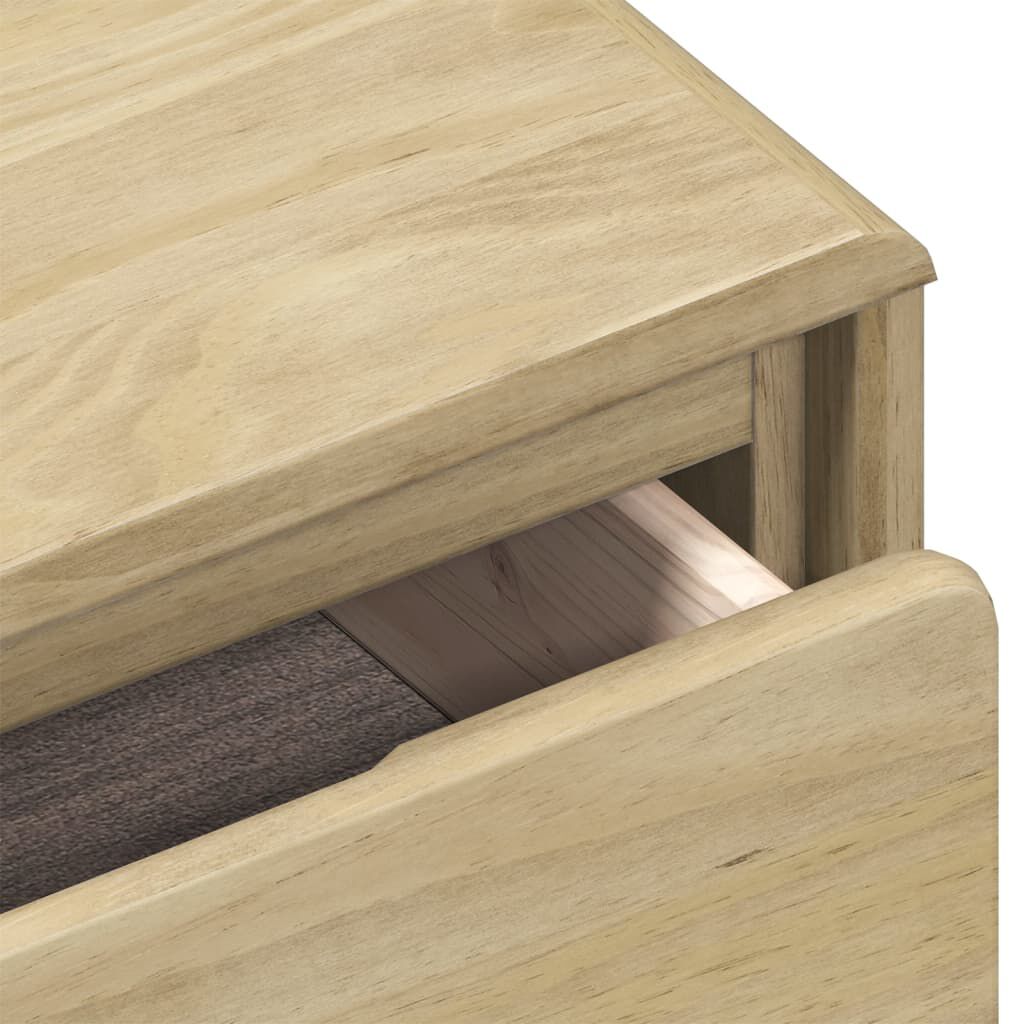 vidaXL Τραπέζι Κονσόλα SAUDA Δρυς 89,5x36,5x73 εκ. Μασίφ Ξύλο Πεύκου