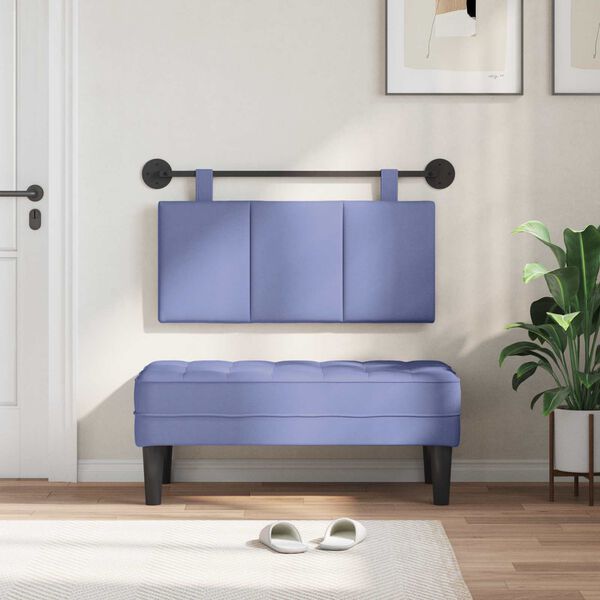 vidaXL &Kappa;&rho;&epsilon;&mu;&alpha;&sigma;&tau;ό &Kappa;&epsilon;&phi;&alpha;&lambda;ά&rho;&iota; &Epsilon;&pi;&iota;&tau;&omicron;ί&chi;&iota;&omicron; &Mu;&pi;&lambda;&epsilon; &tau;&zeta;&eta;&nu; 90 x 55 x 5 &epsilon;&kappa; ύ&phi;&alpha;&sigma;&mu;&alpha;