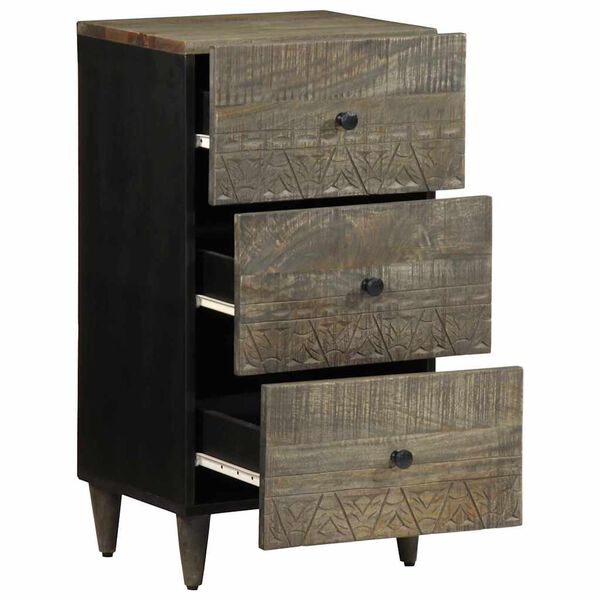 vidaXL Sideboard 40x33x75 cm &mu;&alpha;&sigma;ί&phi; &xi;ύ&lambda;&omicron; Mango
