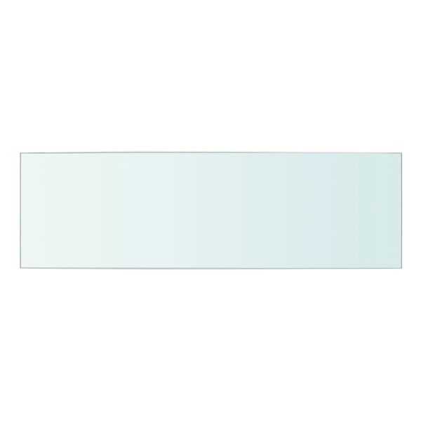 vidaXL Ράφια Πάνελ 2 τεμ. Διάφανα 50 x 15 εκ. Γυάλινα