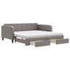 vidaXL &Kappa;&alpha;&nu;&alpha;&pi;έ&sigmaf; &Kappa;&rho;&epsilon;&beta;ά&tau;&iota; &Sigma;&upsilon;&rho;ό&mu;&epsilon;&nu;&omicron;&sigmaf; Taupe 100x200&epsilon;&kappa;. &Upsilon;&phi;&alpha;&sigma;&mu;ά&tau;&iota;&nu;&omicron;&sigmaf; &Sigma;&upsilon;&rho;&tau;ά&rho;&iota;&alpha;