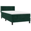vidaXL &Kappa;&rho;&epsilon;&beta;ά&tau;&iota; Boxspring &mu;&epsilon; &Sigma;&tau;&rho;ώ&mu;&alpha; &Sigma;&kappa;&omicron;ύ&rho;&omicron; &Pi;&rho;ά&sigma;&iota;&nu;&omicron; 90x200 &epsilon;&kappa;. &Beta;&epsilon;&lambda;&omicron;ύ&delta;&iota;&nu;&omicron;