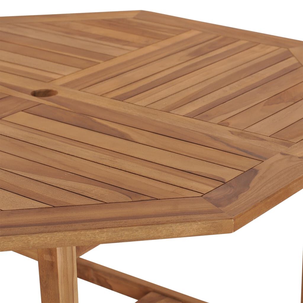 vidaXL Τραπεζαρία Κήπου 110 x 110 x 75 εκ. από Μασίφ Ξύλο Teak