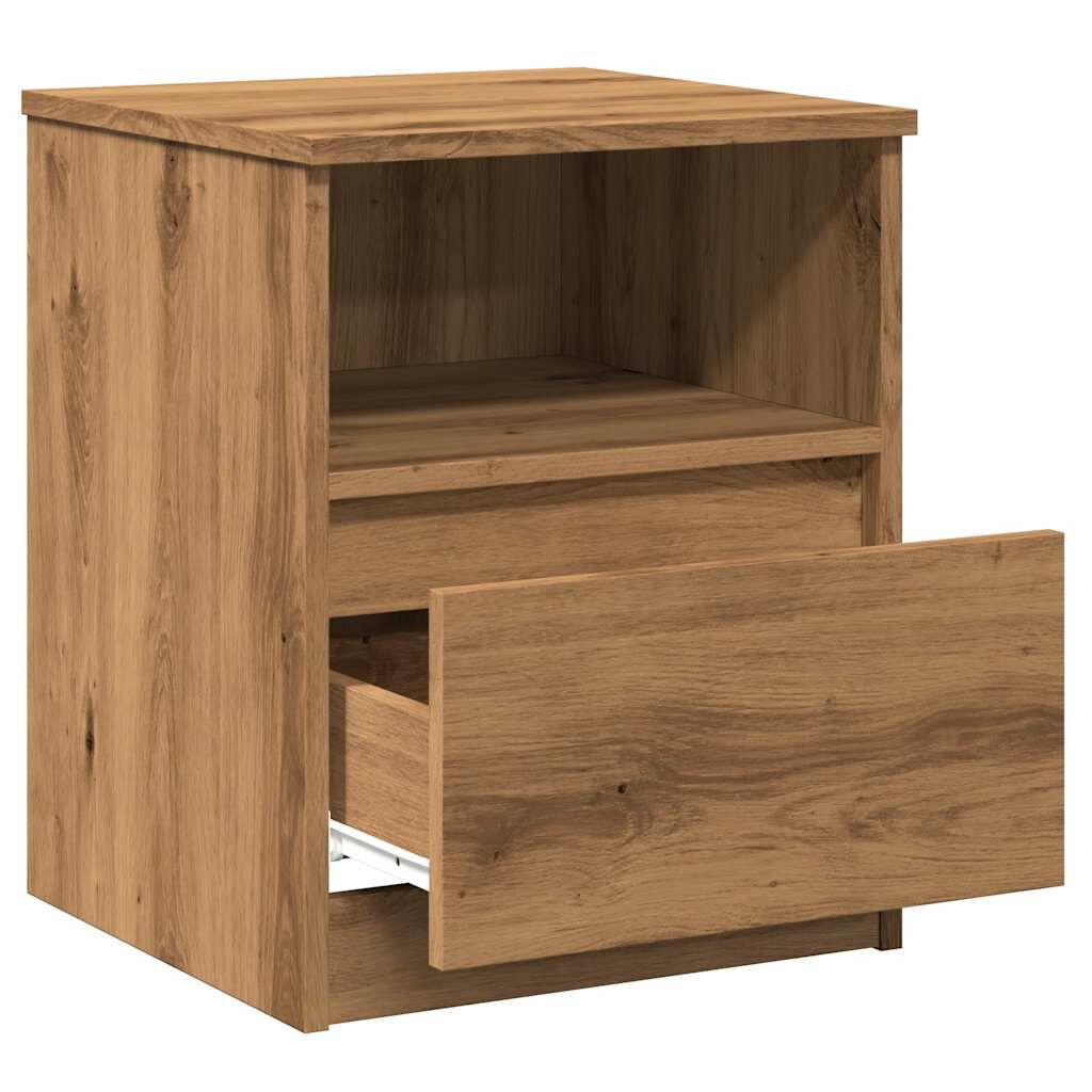 vidaXL Κομοδίνο ντουλάπι Artisan Oak 40x40x50 cm Κατασκευασμένο ξύλο