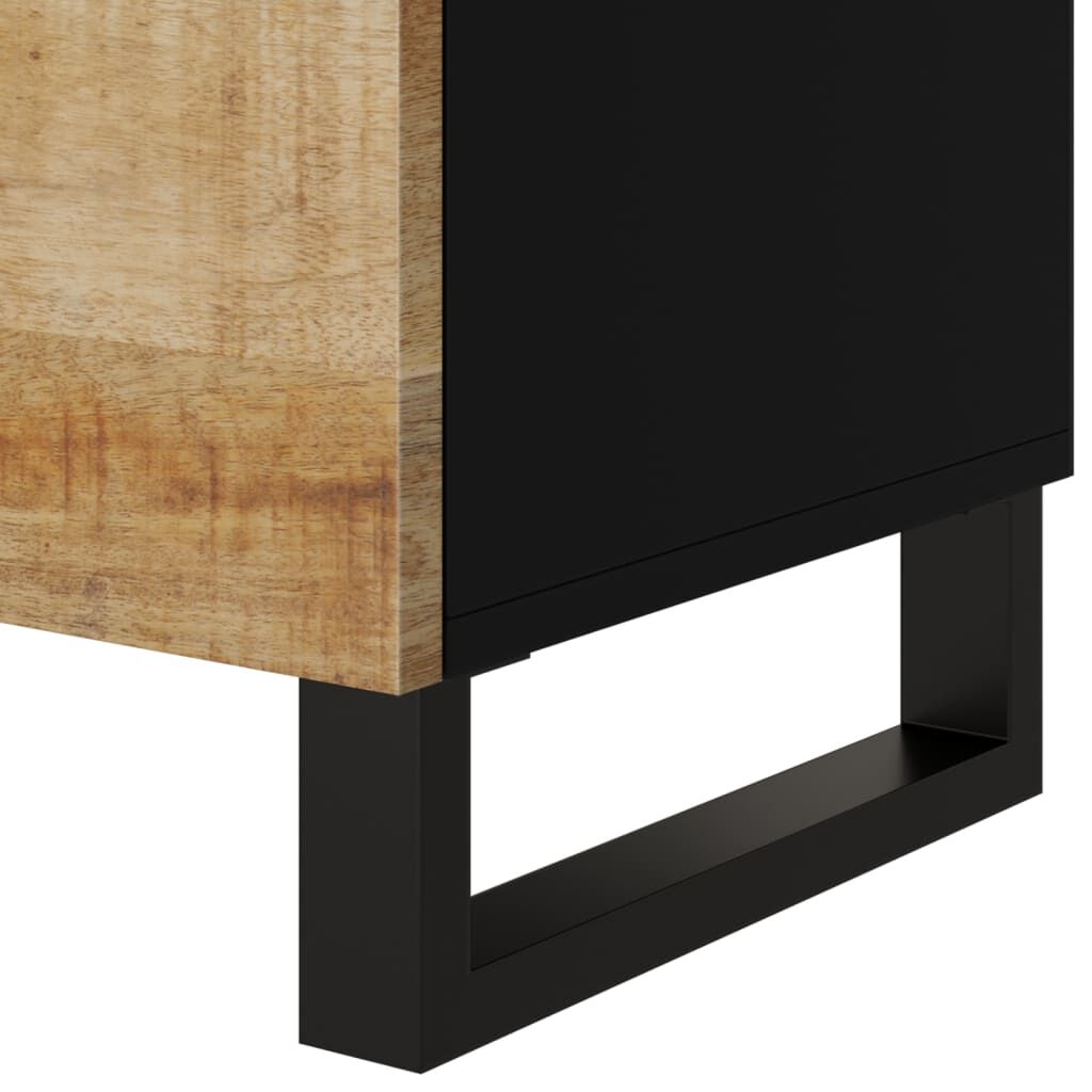 vidaXL Κομοδίνο 50x33x62 εκ. Μασίφ Ξύλο Μάνγκο & Επεξεργασμένο Ξύλο