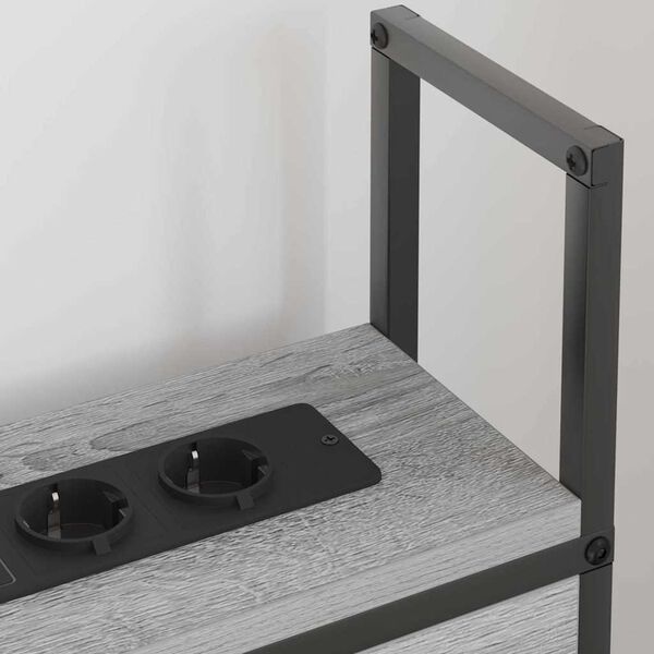 vidaXL &Kappa;&epsilon;&phi;&alpha;&lambda;ά&rho;&iota; &Alpha;&pi;&omicron;&theta;ή&kappa;&eta;&sigmaf; &mu;&epsilon; &Sigma;&tau;&alpha;&theta;&mu;ό &Phi;ό&rho;&tau;&iota;&sigma;&eta;&sigmaf; &mu;&epsilon; &rho;ά&phi;&iota; &Gamma;&kappa;&rho;&iota; sonoma 80 cm