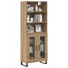 vidaXL Highboard Artisan Oak 69,5 x 34 x 180 &epsilon;&kappa;. &Epsilon;&pi;&epsilon;&xi;&epsilon;&rho;&gamma;&alpha;&sigma;&mu;έ&nu;&omicron; &xi;ύ&lambda;&omicron;