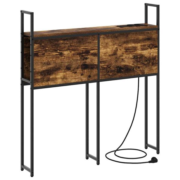 vidaXL Κεφαλάρι Αποθήκης Καπνιστή δρυς 75 cm Επεξεργασμένο ξύλο