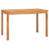 vidaXL Τραπεζαρία Κήπου 120 x 70 x 77 εκ. από Μασίφ Ξύλο Teak