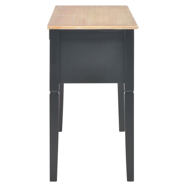 vidaXL Γραφείο Μαύρο 109,5 x 45 x 77,5 εκ. Ξύλινο