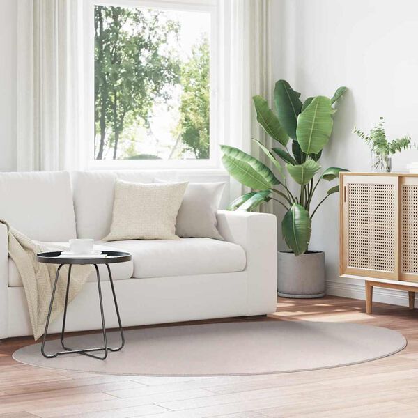 vidaXL Χαλί HUARTE Άμμος 140 x 200 cm Πολυεστέρας