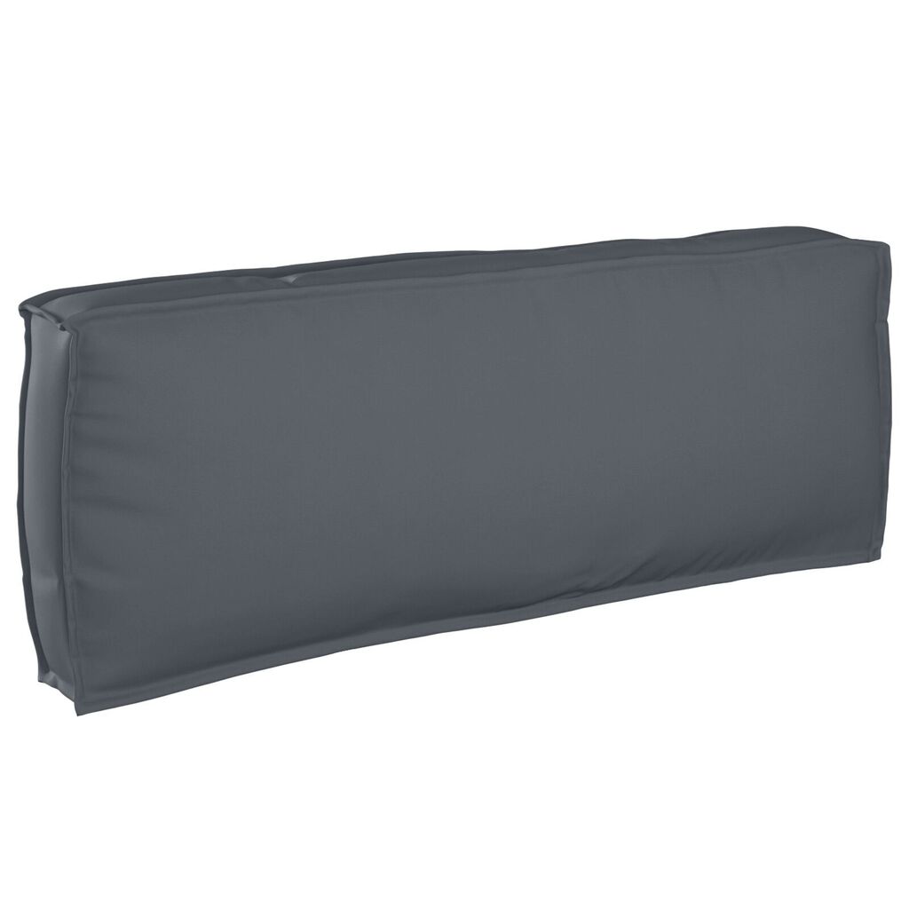 vidaXL Μαξιλάρι Παλέτας για πλάτη Ανθρακί 120x40x12 εκ. Ύφασμα Oxford