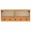 vidaXL Επίτοιχη κρεμάστρα παλτών SANDNES 87x12x35 εκ. Πεύκο μασίφ ξύλο