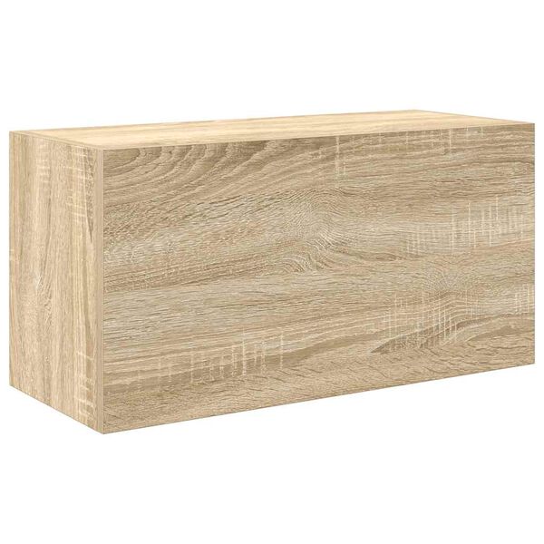 vidaXL ντουλάπι τοίχου μπάνιου Δρυς sonoma 60x25x30 cm Μηχανική ξυλεία
