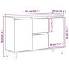 vidaXL Μπουφές Αρτισιανή Δρυς 102x35x70 εκ. από Επεξεργασμένο Ξύλο