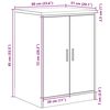 vidaXL ντουλάπι αποθήκευσης γκαράζ 60x51x85 εκ μασίφ ξύλο πεύκο