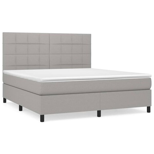 vidaXL &Kappa;&rho;&epsilon;&beta;ά&tau;&iota; Boxspring &mu;&epsilon; &Sigma;&tau;&rho;ώ&mu;&alpha; &Alpha;&nu;. &Pi;&rho;ά&sigma;&iota;&nu;&omicron; 160x200&epsilon;&kappa; &Upsilon;&phi;&alpha;&sigma;&mu;ά&tau;&iota;&nu;&omicron;