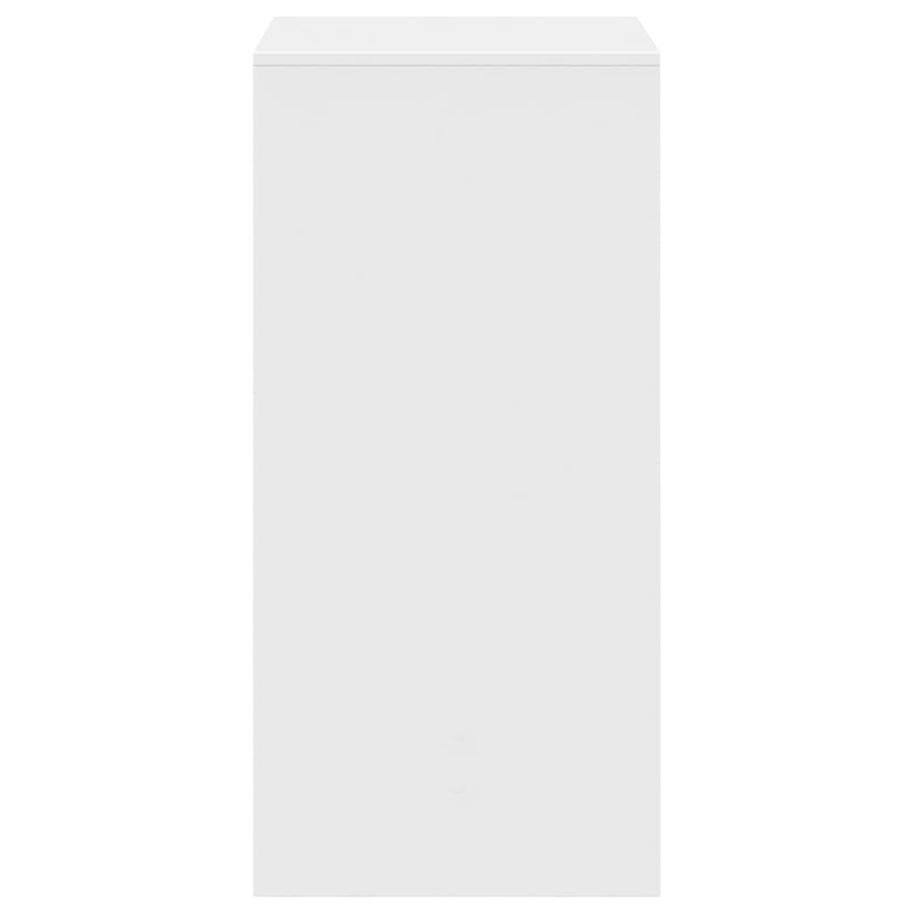vidaXL Τραπέζι Μπαρ Λευκό 51x50x103,5 εκ. Επεξ. Ξύλο