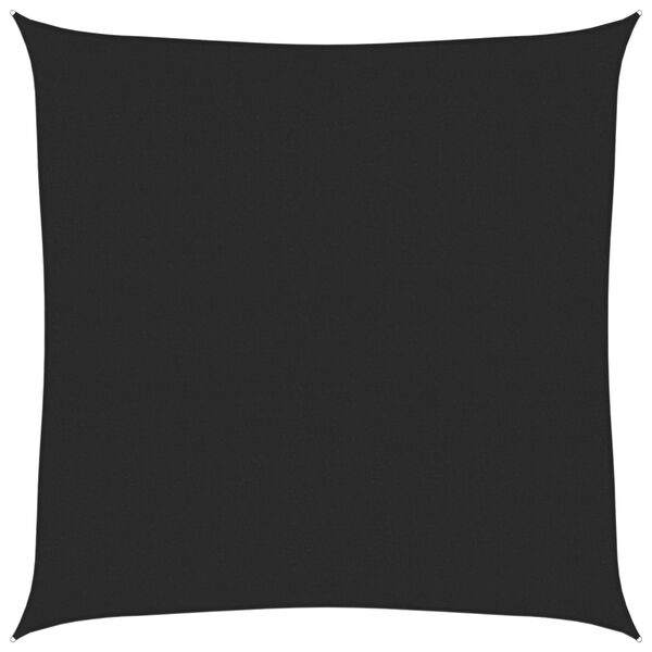 vidaXL Πανί Σκίασης Μαύρο 4 x 4 μ. από HDPE 160 γρ./μ²
