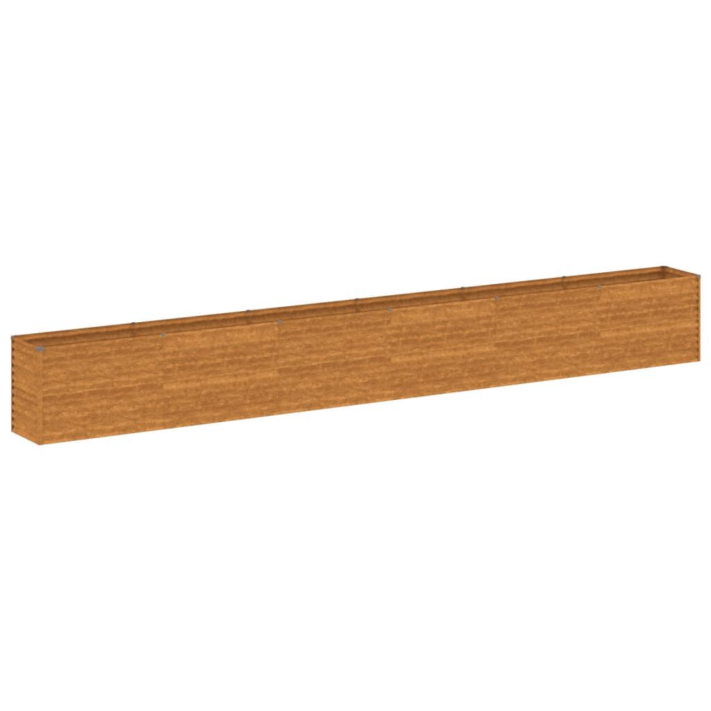 vidaXL Ζαρντινιέρα 578 x 50 x 69 εκ. από Ατσάλι Σκληρυθέν στον Αέρα