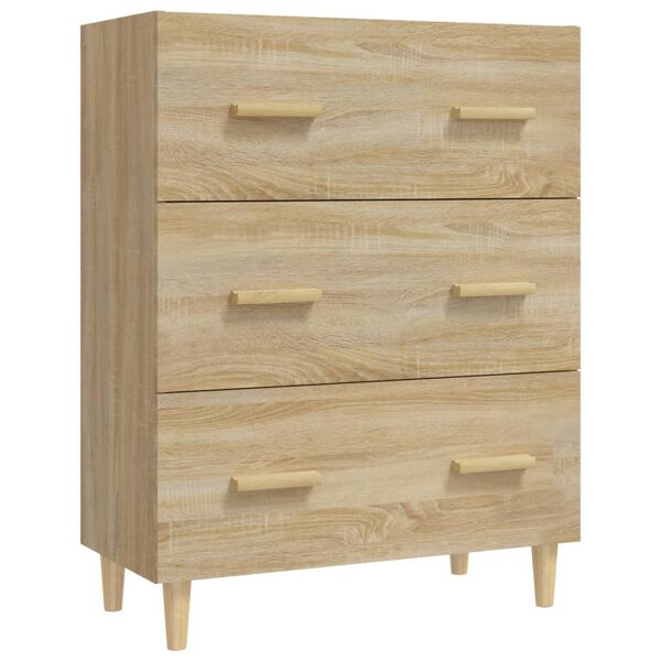 vidaXL Ντουλάπι Sonoma Δρυς 70 x 34 x 90 εκ. από Επεξεργασμένο Ξύλο