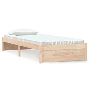 vidaXL &Pi;&lambda;&alpha;ί&sigma;&iota;&omicron; &Kappa;&rho;&epsilon;&beta;&alpha;&tau;&iota;&omicron;ύ 75 x 190 &epsilon;&kappa;. &alpha;&pi;ό &Mu;&alpha;&sigma;ί&phi; &Xi;ύ&lambda;&omicron; Small Single