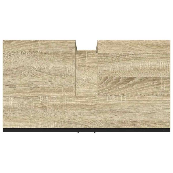 vidaXL Ντουλάπι Νιπτήρα Μπάνιου Sonoma Δρυς 60x33x60 εκ. Επεξ. Ξύλο